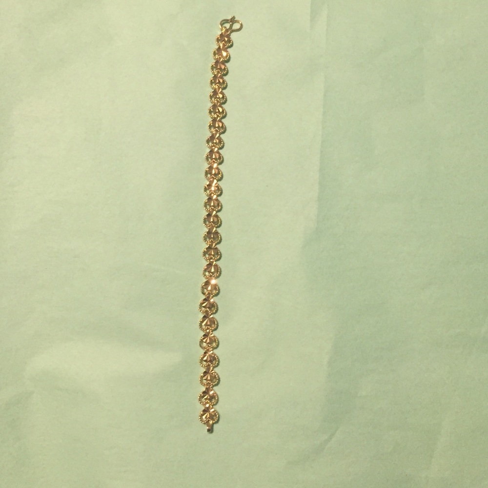 Yellow Gold Hearts Bracelet